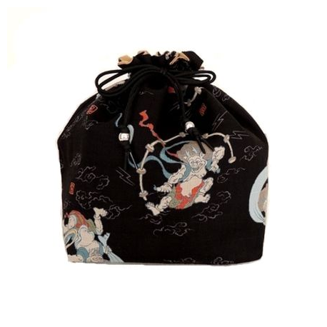 Pochette tissu dieu du vent Pochette tissu dieu du vent