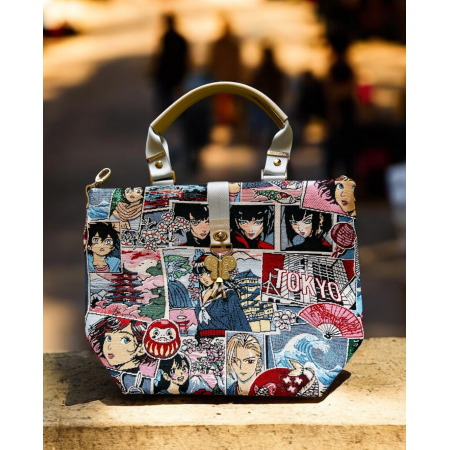 Grand sac Manga beige