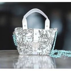 Petit sac Toile de Jouy - Provence - Miyadori-do - Comme les papillons