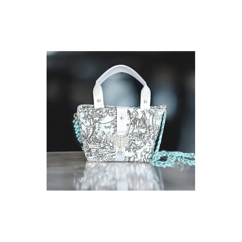 Petit sac Toile de Jouy - Provence - Miyadori-do - Comme les papillons