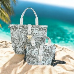 Sac en toile de Jouy
