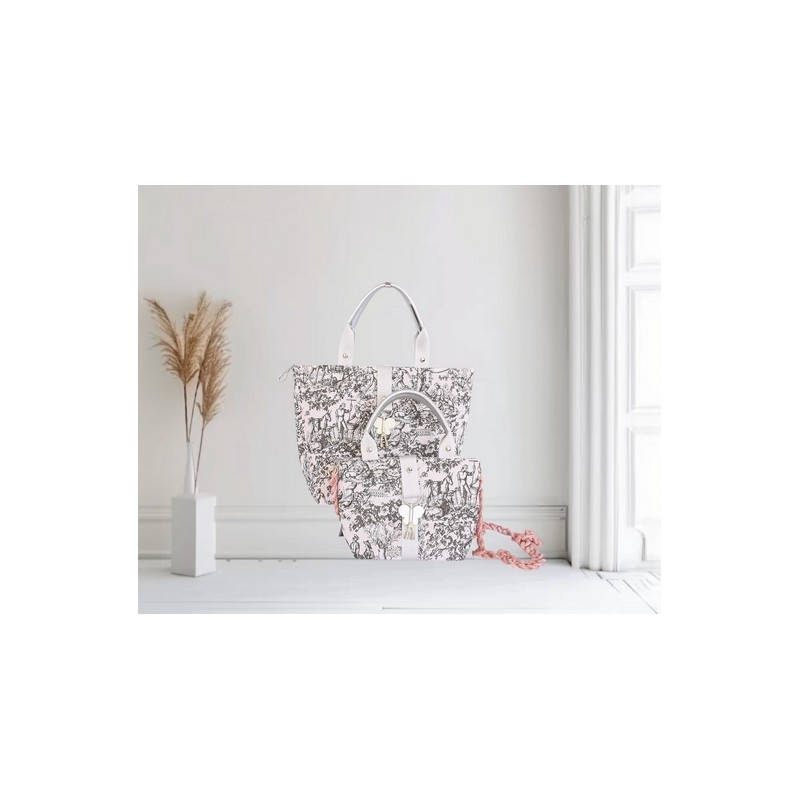 Sac en toile de Jouy