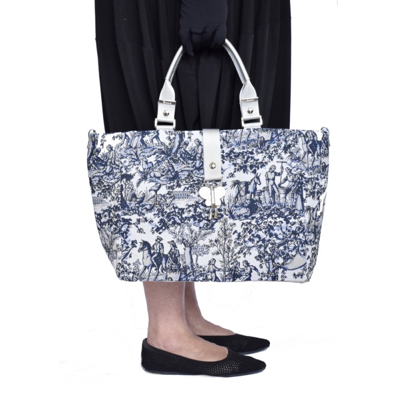 Sac en toile de Jouy