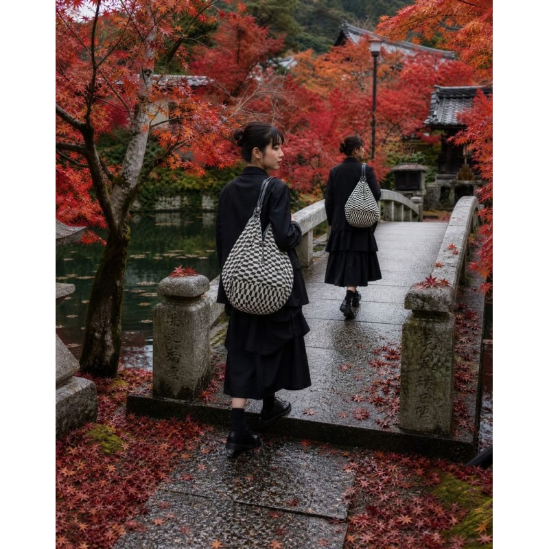 Sac Hana - Japon, damiers