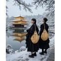 Sac Hana - Japon, cuir daim