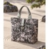 Grand sac cabas Toile de Jouy - Miyadori-do - Comme les papillons