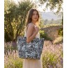 Grand sac cabas Toile de Jouy - Miyadori-do - Comme les papillons