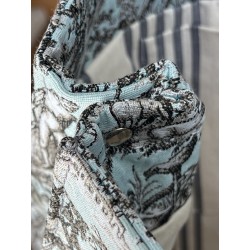 Grand sac cabas Toile de Jouy - Miyadori-do - Comme les papillons
