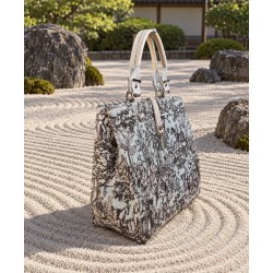 Grand sac cabas Toile de Jouy - Miyadori-do - Comme les papillons
