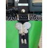 Petit sac cuir vert vif - Japon - Miyadori-do - Comme les papillons