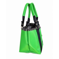Petit sac cuir vert vif - Japon - Miyadori-do - Comme les papillons