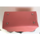 Miyako cuir corail damiers noirs